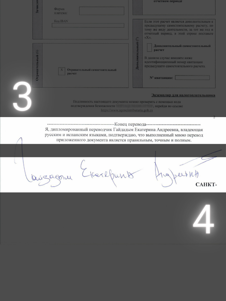 Language pair indication in the translation